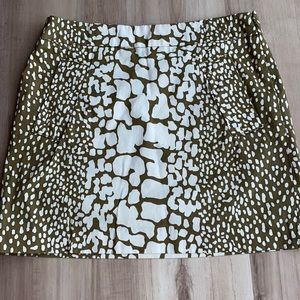 J.crew cotton mini skirt